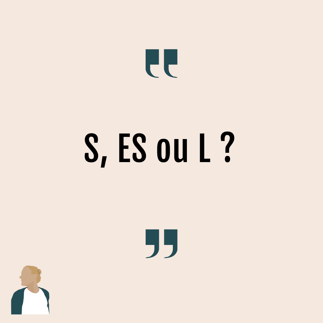 J'ai fait la filière S
